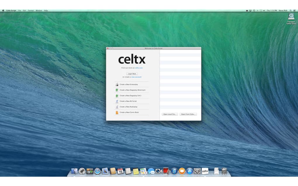 Celtx 2.9.1